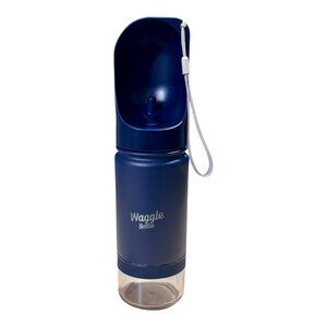 Stainless Steel Dog Travel Water Snack Bottle Vacuum Insulated 14 oz Cobalt B-1A